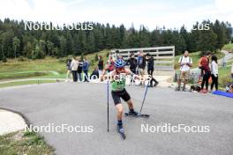 21.09.2024, Premanon, France (FRA): Pablo Baselgia (SUI) - Biathlon Samse Summer Tour, sprint, Premanon (FRA). www.nordicfocus.com. © Manzoni/NordicFocus. Every downloaded picture is fee-liable.