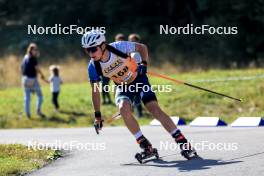 21.09.2024, Premanon, France (FRA): Nans Vercueil (FRA) - Biathlon Samse Summer Tour, sprint, Premanon (FRA). www.nordicfocus.com. © Manzoni/NordicFocus. Every downloaded picture is fee-liable.