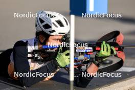 21.09.2024, Premanon, France (FRA): Auguste Cruz (FRA) - Biathlon Samse Summer Tour, sprint, Premanon (FRA). www.nordicfocus.com. © Manzoni/NordicFocus. Every downloaded picture is fee-liable.