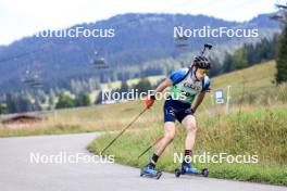 21.09.2024, Premanon, France (FRA): Valentin Lejeune (FRA) - Biathlon Samse Summer Tour, sprint, Premanon (FRA). www.nordicfocus.com. © Manzoni/NordicFocus. Every downloaded picture is fee-liable.