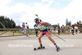 21.09.2024, Premanon, France (FRA): Victor Drezet (FRA) - Biathlon Samse Summer Tour, sprint, Premanon (FRA). www.nordicfocus.com. © Manzoni/NordicFocus. Every downloaded picture is fee-liable.