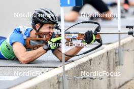 21.09.2024, Premanon, France (FRA): Damien Levet (FRA) - Biathlon Samse Summer Tour, sprint, Premanon (FRA). www.nordicfocus.com. © Manzoni/NordicFocus. Every downloaded picture is fee-liable.