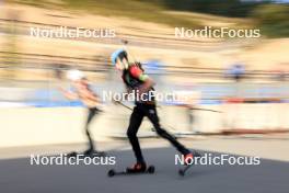 21.09.2024, Premanon, France (FRA): Undefined athlete competes - Biathlon Samse Summer Tour, sprint, Premanon (FRA). www.nordicfocus.com. © Manzoni/NordicFocus. Every downloaded picture is fee-liable.