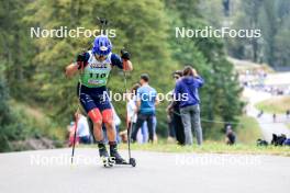 21.09.2024, Premanon, France (FRA): Oscar Lombardot (FRA) - Biathlon Samse Summer Tour, sprint, Premanon (FRA). www.nordicfocus.com. © Manzoni/NordicFocus. Every downloaded picture is fee-liable.