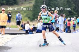 21.09.2024, Premanon, France (FRA): Jeanne Richard (FRA) - Biathlon Samse Summer Tour, sprint, Premanon (FRA). www.nordicfocus.com. © Manzoni/NordicFocus. Every downloaded picture is fee-liable.