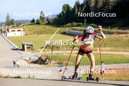 21.09.2024, Premanon, France (FRA): Zabou Mellouet Achard (FRA) - Biathlon Samse Summer Tour, sprint, Premanon (FRA). www.nordicfocus.com. © Manzoni/NordicFocus. Every downloaded picture is fee-liable.