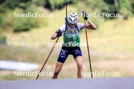 21.09.2024, Premanon, France (FRA): Voldiya Galmace Paulin (FRA) - Biathlon Samse Summer Tour, sprint, Premanon (FRA). www.nordicfocus.com. © Manzoni/NordicFocus. Every downloaded picture is fee-liable.