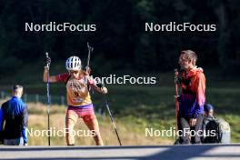 21.09.2024, Premanon, France (FRA): Gabrielle Bourgeois (FRA) - Biathlon Samse Summer Tour, sprint, Premanon (FRA). www.nordicfocus.com. © Manzoni/NordicFocus. Every downloaded picture is fee-liable.