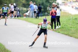 21.09.2024, Premanon, France (FRA): James Pacal (SUI) - Biathlon Samse Summer Tour, sprint, Premanon (FRA). www.nordicfocus.com. © Manzoni/NordicFocus. Every downloaded picture is fee-liable.