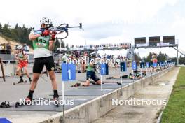 21.09.2024, Premanon, France (FRA): Fabien Claude (FRA) - Biathlon Samse Summer Tour, sprint, Premanon (FRA). www.nordicfocus.com. © Manzoni/NordicFocus. Every downloaded picture is fee-liable.