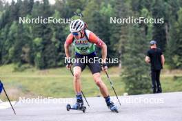 21.09.2024, Premanon, France (FRA): Enzo Bouillet (FRA) - Biathlon Samse Summer Tour, sprint, Premanon (FRA). www.nordicfocus.com. © Manzoni/NordicFocus. Every downloaded picture is fee-liable.