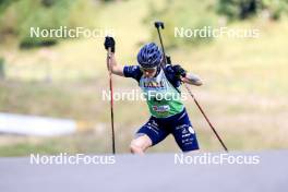 21.09.2024, Premanon, France (FRA): Lou Jeanmonnot (FRA) - Biathlon Samse Summer Tour, sprint, Premanon (FRA). www.nordicfocus.com. © Manzoni/NordicFocus. Every downloaded picture is fee-liable.