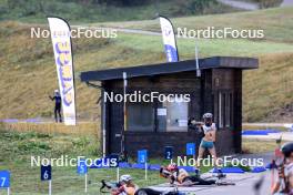 21.09.2024, Premanon, France (FRA): Mathilde Valette (FRA) - Biathlon Samse Summer Tour, sprint, Premanon (FRA). www.nordicfocus.com. © Manzoni/NordicFocus. Every downloaded picture is fee-liable.