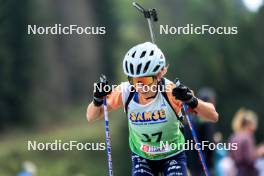 21.09.2024, Premanon, France (FRA): Anaelle Bondoux (FRA) - Biathlon Samse Summer Tour, sprint, Premanon (FRA). www.nordicfocus.com. © Manzoni/NordicFocus. Every downloaded picture is fee-liable.