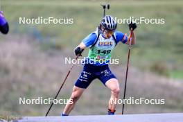 21.09.2024, Premanon, France (FRA): Damien Levet (FRA) - Biathlon Samse Summer Tour, sprint, Premanon (FRA). www.nordicfocus.com. © Manzoni/NordicFocus. Every downloaded picture is fee-liable.