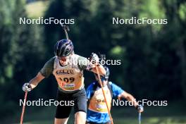 21.09.2024, Premanon, France (FRA): Clovis Henocq (FRA) - Biathlon Samse Summer Tour, sprint, Premanon (FRA). www.nordicfocus.com. © Manzoni/NordicFocus. Every downloaded picture is fee-liable.