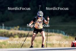 21.09.2024, Premanon, France (FRA): Elisabeth Schroder (BEL) - Biathlon Samse Summer Tour, sprint, Premanon (FRA). www.nordicfocus.com. © Manzoni/NordicFocus. Every downloaded picture is fee-liable.