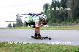 21.09.2024, Premanon, France (FRA): Fabien Claude (FRA) - Biathlon Samse Summer Tour, sprint, Premanon (FRA). www.nordicfocus.com. © Manzoni/NordicFocus. Every downloaded picture is fee-liable.