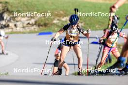 21.09.2024, Premanon, France (FRA): Emma Van Der Kaaden (SUI) - Biathlon Samse Summer Tour, sprint, Premanon (FRA). www.nordicfocus.com. © Manzoni/NordicFocus. Every downloaded picture is fee-liable.