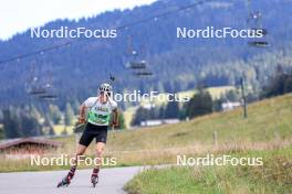 21.09.2024, Premanon, France (FRA): Janis Keller (SUI) - Biathlon Samse Summer Tour, sprint, Premanon (FRA). www.nordicfocus.com. © Manzoni/NordicFocus. Every downloaded picture is fee-liable.