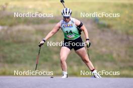 21.09.2024, Premanon, France (FRA): Lena Haecki-Gross (SUI) - Biathlon Samse Summer Tour, sprint, Premanon (FRA). www.nordicfocus.com. © Manzoni/NordicFocus. Every downloaded picture is fee-liable.