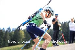 21.09.2024, Premanon, France (FRA): Anaelle Bondoux (FRA) - Biathlon Samse Summer Tour, sprint, Premanon (FRA). www.nordicfocus.com. © Manzoni/NordicFocus. Every downloaded picture is fee-liable.