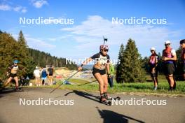 21.09.2024, Premanon, France (FRA): Ines El Amiri (FRA) - Biathlon Samse Summer Tour, sprint, Premanon (FRA). www.nordicfocus.com. © Manzoni/NordicFocus. Every downloaded picture is fee-liable.