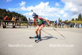 21.09.2024, Premanon, France (FRA): Fiona Laurent (FRA) - Biathlon Samse Summer Tour, sprint, Premanon (FRA). www.nordicfocus.com. © Manzoni/NordicFocus. Every downloaded picture is fee-liable.