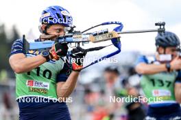 21.09.2024, Premanon, France (FRA): Oscar Lombardot (FRA) - Biathlon Samse Summer Tour, sprint, Premanon (FRA). www.nordicfocus.com. © Manzoni/NordicFocus. Every downloaded picture is fee-liable.