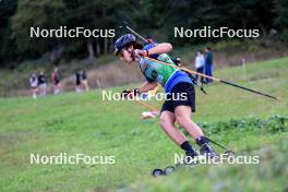 21.09.2024, Premanon, France (FRA): Esteban Moreira (FRA) - Biathlon Samse Summer Tour, sprint, Premanon (FRA). www.nordicfocus.com. © Manzoni/NordicFocus. Every downloaded picture is fee-liable.