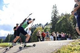 21.09.2024, Premanon, France (FRA): Lou Jeanmonnot (FRA) - Biathlon Samse Summer Tour, sprint, Premanon (FRA). www.nordicfocus.com. © Manzoni/NordicFocus. Every downloaded picture is fee-liable.