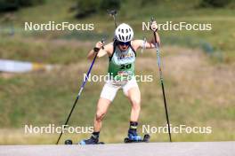 21.09.2024, Premanon, France (FRA): Celia Henaff (FRA) - Biathlon Samse Summer Tour, sprint, Premanon (FRA). www.nordicfocus.com. © Manzoni/NordicFocus. Every downloaded picture is fee-liable.