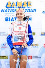 21.09.2024, Premanon, France (FRA): Louise Roguet (FRA) - Biathlon Samse Summer Tour, sprint, Premanon (FRA). www.nordicfocus.com. © Manzoni/NordicFocus. Every downloaded picture is fee-liable.