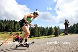 21.09.2024, Premanon, France (FRA): Lea Meier (SUI) - Biathlon Samse Summer Tour, sprint, Premanon (FRA). www.nordicfocus.com. © Manzoni/NordicFocus. Every downloaded picture is fee-liable.