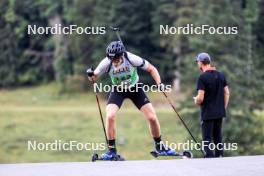 21.09.2024, Premanon, France (FRA): Sandro Bovisi (SUI) - Biathlon Samse Summer Tour, sprint, Premanon (FRA). www.nordicfocus.com. © Manzoni/NordicFocus. Every downloaded picture is fee-liable.