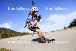 21.09.2024, Premanon, France (FRA): Max Emilien Helle (FRA) - Biathlon Samse Summer Tour, sprint, Premanon (FRA). www.nordicfocus.com. © Manzoni/NordicFocus. Every downloaded picture is fee-liable.