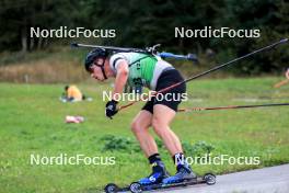 21.09.2024, Premanon, France (FRA): Sandro Bovisi (SUI) - Biathlon Samse Summer Tour, sprint, Premanon (FRA). www.nordicfocus.com. © Manzoni/NordicFocus. Every downloaded picture is fee-liable.