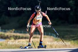 21.09.2024, Premanon, France (FRA): Isalyne Duparchy (FRA) - Biathlon Samse Summer Tour, sprint, Premanon (FRA). www.nordicfocus.com. © Manzoni/NordicFocus. Every downloaded picture is fee-liable.