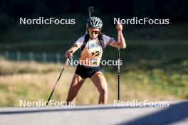 21.09.2024, Premanon, France (FRA): Emmy Sanseigne (FRA) - Biathlon Samse Summer Tour, sprint, Premanon (FRA). www.nordicfocus.com. © Manzoni/NordicFocus. Every downloaded picture is fee-liable.