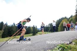 21.09.2024, Premanon, France (FRA): Julia Simon (FRA) - Biathlon Samse Summer Tour, sprint, Premanon (FRA). www.nordicfocus.com. © Manzoni/NordicFocus. Every downloaded picture is fee-liable.