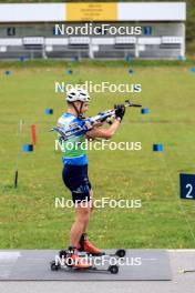 21.09.2024, Premanon, France (FRA): Emilien Jacquelin (FRA) - Biathlon Samse Summer Tour, sprint, Premanon (FRA). www.nordicfocus.com. © Manzoni/NordicFocus. Every downloaded picture is fee-liable.