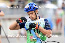 21.09.2024, Premanon, France (FRA): Oscar Lombardot (FRA) - Biathlon Samse Summer Tour, sprint, Premanon (FRA). www.nordicfocus.com. © Manzoni/NordicFocus. Every downloaded picture is fee-liable.