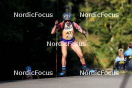 21.09.2024, Premanon, France (FRA): Elsa Bouillet (FRA) - Biathlon Samse Summer Tour, sprint, Premanon (FRA). www.nordicfocus.com. © Manzoni/NordicFocus. Every downloaded picture is fee-liable.