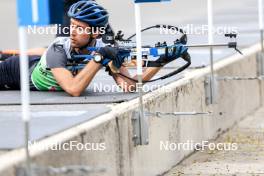 21.09.2024, Premanon, France (FRA): Theo Guiraud Poillot (FRA) - Biathlon Samse Summer Tour, sprint, Premanon (FRA). www.nordicfocus.com. © Manzoni/NordicFocus. Every downloaded picture is fee-liable.