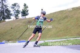 21.09.2024, Premanon, France (FRA): Alexis Josserand (FRA) - Biathlon Samse Summer Tour, sprint, Premanon (FRA). www.nordicfocus.com. © Manzoni/NordicFocus. Every downloaded picture is fee-liable.