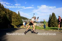 21.09.2024, Premanon, France (FRA): Chloe Vermeulen (FRA) - Biathlon Samse Summer Tour, sprint, Premanon (FRA). www.nordicfocus.com. © Manzoni/NordicFocus. Every downloaded picture is fee-liable.