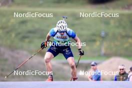 21.09.2024, Premanon, France (FRA): Emilien Jacquelin (FRA) - Biathlon Samse Summer Tour, sprint, Premanon (FRA). www.nordicfocus.com. © Manzoni/NordicFocus. Every downloaded picture is fee-liable.