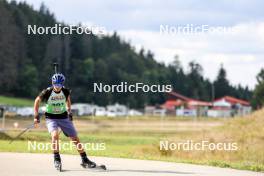 21.09.2024, Premanon, France (FRA): Malone Gromaire Raynal (FRA) - Biathlon Samse Summer Tour, sprint, Premanon (FRA). www.nordicfocus.com. © Manzoni/NordicFocus. Every downloaded picture is fee-liable.