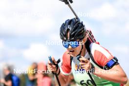 21.09.2024, Premanon, France (FRA): Bambou Pallud (FRA) - Biathlon Samse Summer Tour, sprint, Premanon (FRA). www.nordicfocus.com. © Manzoni/NordicFocus. Every downloaded picture is fee-liable.