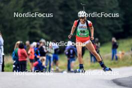 21.09.2024, Premanon, France (FRA): Romane Auguet (FRA) - Biathlon Samse Summer Tour, sprint, Premanon (FRA). www.nordicfocus.com. © Manzoni/NordicFocus. Every downloaded picture is fee-liable.